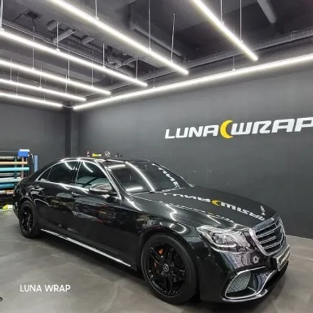 W222 S클래스 평범한 은색 차량도 루나랩의 손길을 거치면?? 김포랩핑은 루나랩으로! / 김포 김포한강7로