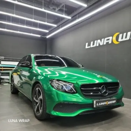 W212 E 클래스 전체랩핑 주문하신 초록색 나왔습니다~ / 김포시 마산동