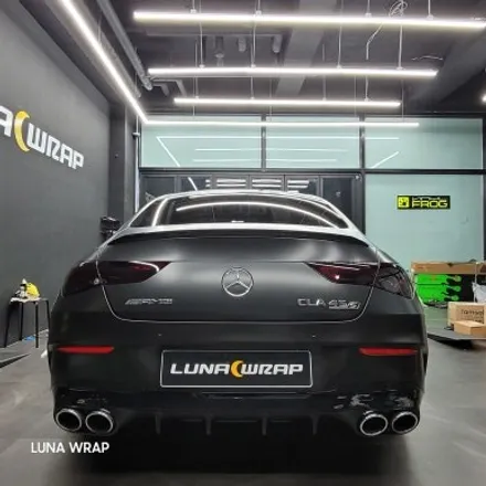 블랙포스 야수느낌으로 벤츠 CLA45 S AMG 랩핑하기 / 김포시 마산동