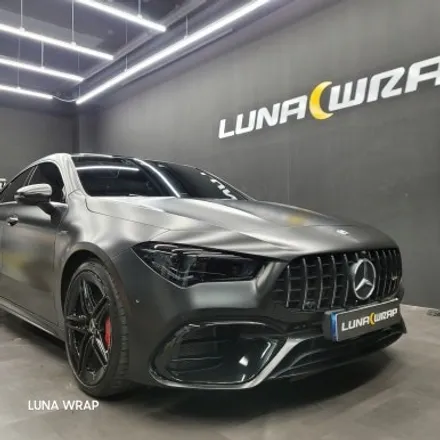 블랙포스 야수느낌으로 벤츠 CLA45 S AMG 랩핑하기 / 김포시 마산동