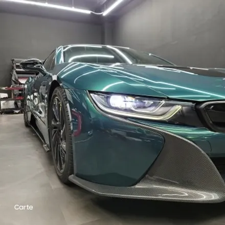 BMW I8 타이니봇 고광택 메탈린 로얄 그린 전체랩핑 시공! / 김포시 마산동