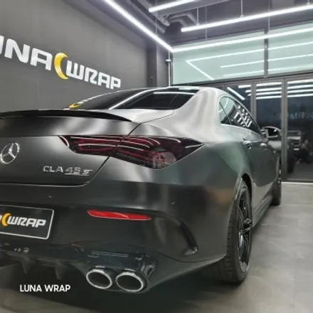 블랙포스 야수느낌으로 벤츠 CLA45 S AMG 랩핑하기 / 김포시 마산동