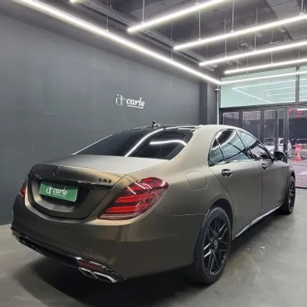 벤츠 W222 S63 AMG 무광 다크골드 전체랩핑 + 전체크롬죽이기 / 김포시 마산동