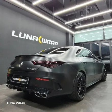 블랙포스 야수느낌으로 벤츠 CLA45 S AMG 랩핑하기 / 김포시 마산동