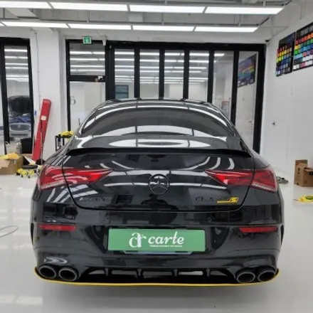 벤츠 CLA45S AMG 각종 크롬딜리트, 크롬죽이기와 톤다운PPF 및 포인트랩핑 시공기! / 김포시 마산동