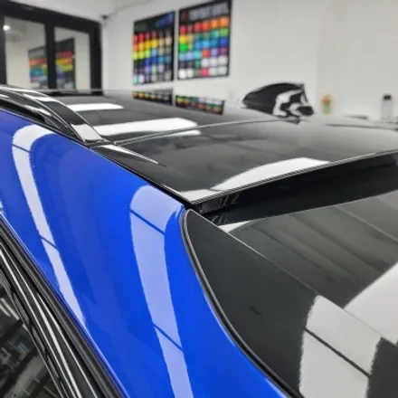 BMW X6 고광택 블루 + 포인트 랩핑 + 라이트톤다운PPF 완벽히 시공하기! / 김포시 마산동