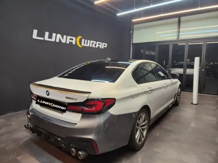 BMW 5시리즈 3M 사틴 플립 고스트 펄 부분 재시공기! / 김포 김포한강7로