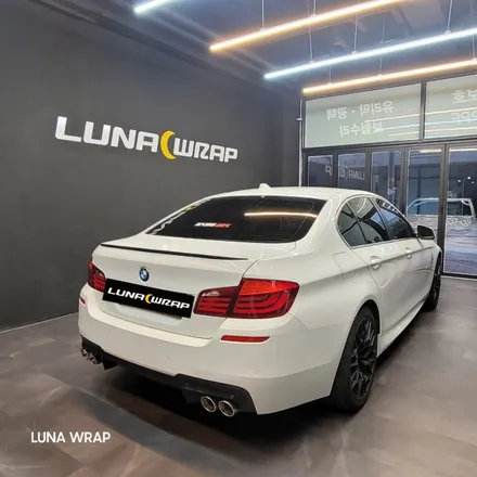 BMW 520D 에이버리 사틴 카키 그린 전체 랩핑, 크롬 딜리트 시공기! / 김포 김포한강7로