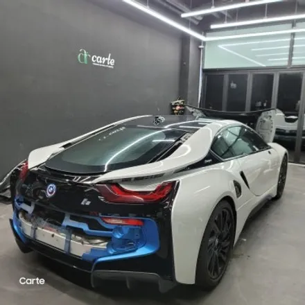 BMW I8 타이니봇 고광택 메탈린 로얄 그린 전체랩핑 시공! / 김포시 마산동