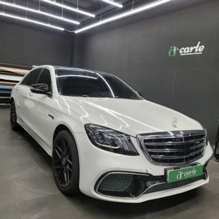 벤츠 W222 S63 AMG 무광 다크골드 전체랩핑 + 전체크롬죽이기 / 김포시 마산동