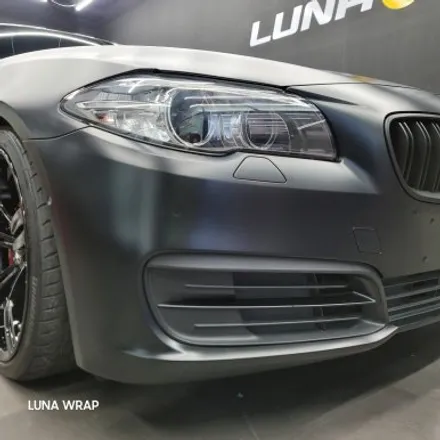 무광블랙 BMW 5시리즈 랩핑으로 확 달라진 차량을 만나보세요! / 김포시 마산동