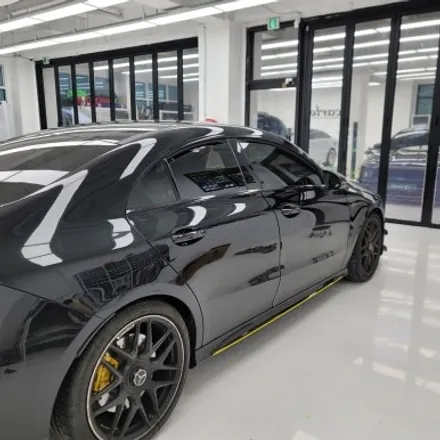 벤츠 CLA45S AMG 각종 크롬딜리트, 크롬죽이기와 톤다운PPF 및 포인트랩핑 시공기! / 김포시 마산동