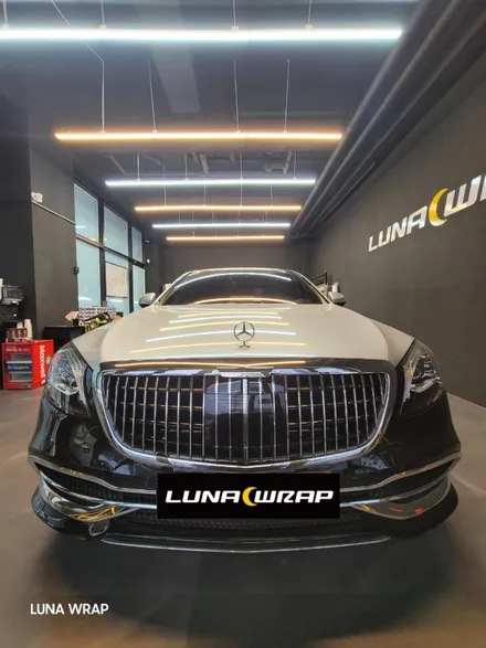 벤츠 S560 마이바흐 전체 투톤랩핑 재시공기!! / 김포 김포한강7로