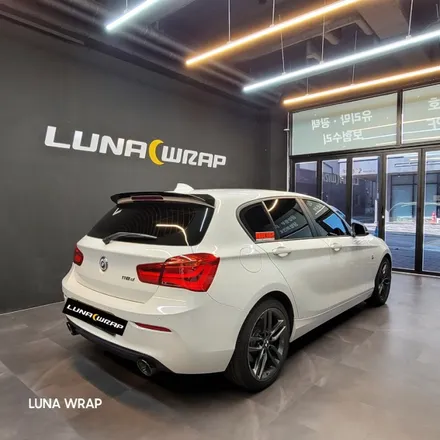 BMW 118D 카본 포인트 랩핑, 루프스킨 시공기! / 김포 김포한강7로