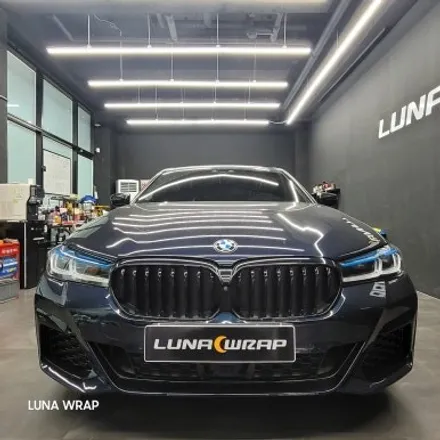 크롬죽이기 실내카본랩핑 BMW 5시리즈 이쁘게 랩핑하기! / 김포시 마산동