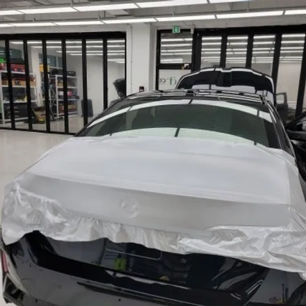 BMW 530E 무광, 사틴펄화이트 랩핑 단정하게 시공기 / 김포시 마산동