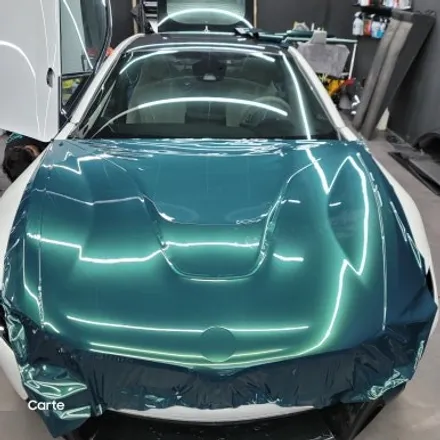 BMW I8 타이니봇 고광택 메탈린 로얄 그린 전체랩핑 시공! / 김포시 마산동