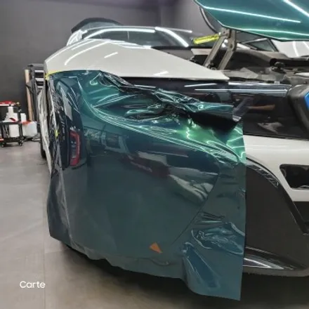 BMW I8 타이니봇 고광택 메탈린 로얄 그린 전체랩핑 시공! / 김포시 마산동
