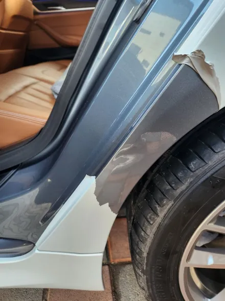 BMW 5시리즈 3M 사틴 플립 고스트 펄 부분 재시공기! / 김포 김포한강7로
