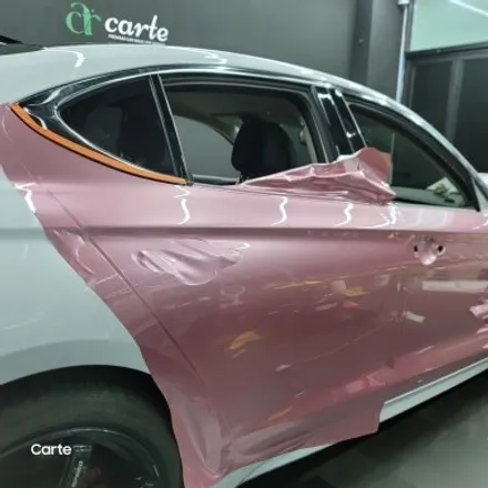 제네시스 G70 핑크색랩핑 높은퀄리티와 섬세한 시공기! / 김포시 마산동