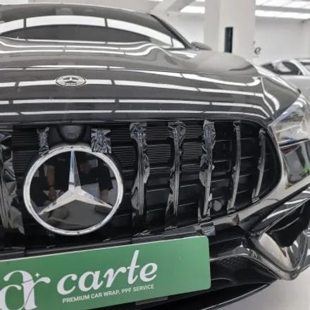 벤츠 CLA45S AMG 각종 크롬딜리트, 크롬죽이기와 톤다운PPF 및 포인트랩핑 시공기! / 김포시 마산동