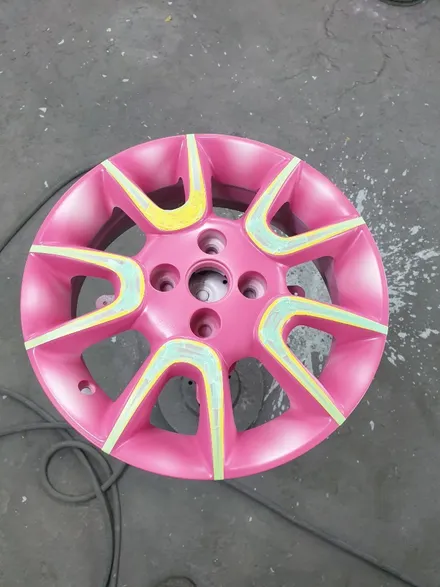 [LST MOTORS]스파크 순정휠 , 그릴 , 스포일러 도색  / 휠수리 / 휠복원 / 휠도장 / 파주 / 일산 / 자동차튜닝 / 고스트크롬 / 파주,일산,포천