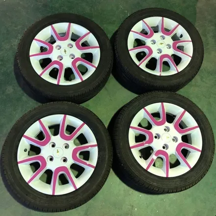 [LST MOTORS]스파크 순정휠 , 그릴 , 스포일러 도색  / 휠수리 / 휠복원 / 휠도장 / 파주 / 일산 / 자동차튜닝 / 고스트크롬 / 파주,일산,포천