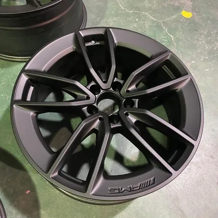 [커스텀컬쳐]  벤츠 c43 amg 휠복원 및 블랙무광 휠도색, 캘리퍼도색 / 파주,일산,포천