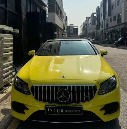 청라랩핑샵 벤츠 전체 랩핑제거 와 고광택 랩핑 (E 카브리올레) / 인천 서구