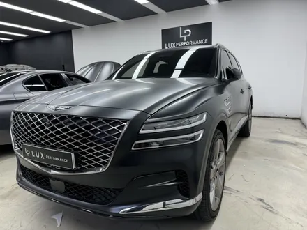 청라랩핑샵 GV80 3.5T 사고수리 부분랩핑 및 스모그 라이트 PPF / 인천 서구