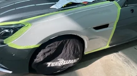 청라랩핑샵 벤츠 SLC43 AMG 포르쉐크레용 풀랩 및 실내 카본 랩핑 부분 크롬딜리트 시공 - 럭스 퍼포먼스 / 인천 서구