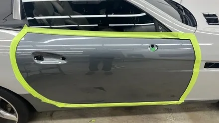 청라랩핑샵 벤츠 SLC43 AMG 포르쉐크레용 풀랩 및 실내 카본 랩핑 부분 크롬딜리트 시공 - 럭스 퍼포먼스 / 인천 서구