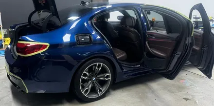 인천서구랩핑 BMW 530i 전체랩핑 사고수리건 입고-럭스퍼포먼스 / 인천 서구