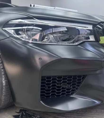 청라랩핑샵 BMW G30 5시리즈 사고 수리 부분 랩핑 및 라이트 PPF 시공 - 럭스 퍼포먼스 / 인천 서구
