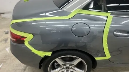 청라랩핑샵 벤츠 SLC43 AMG 포르쉐크레용 풀랩 및 실내 카본 랩핑 부분 크롬딜리트 시공 - 럭스 퍼포먼스 / 인천 서구