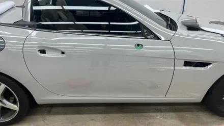 청라랩핑샵 벤츠 SLC43 AMG 포르쉐크레용 풀랩 및 실내 카본 랩핑 부분 크롬딜리트 시공 - 럭스 퍼포먼스 / 인천 서구