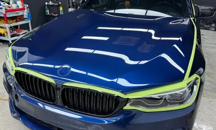 인천서구랩핑 BMW 530i 전체랩핑 사고수리건 입고-럭스퍼포먼스 / 인천 서구