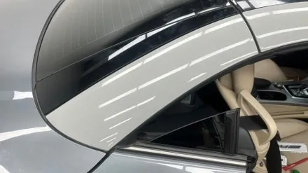 청라랩핑샵 벤츠 SLC43 AMG 포르쉐크레용 풀랩 및 실내 카본 랩핑 부분 크롬딜리트 시공 - 럭스 퍼포먼스 / 인천 서구