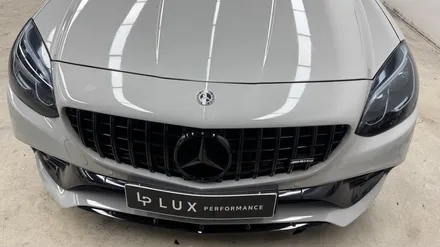 청라랩핑샵 벤츠 SLC43 AMG 포르쉐크레용 풀랩 및 실내 카본 랩핑 부분 크롬딜리트 시공 - 럭스 퍼포먼스 / 인천 서구