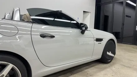 청라랩핑샵 벤츠 SLC43 AMG 포르쉐크레용 풀랩 및 실내 카본 랩핑 부분 크롬딜리트 시공 - 럭스 퍼포먼스 / 인천 서구
