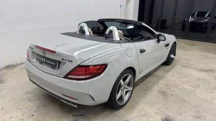 청라랩핑샵 벤츠 SLC43 AMG 포르쉐크레용 풀랩 및 실내 카본 랩핑 부분 크롬딜리트 시공 - 럭스 퍼포먼스 / 인천 서구