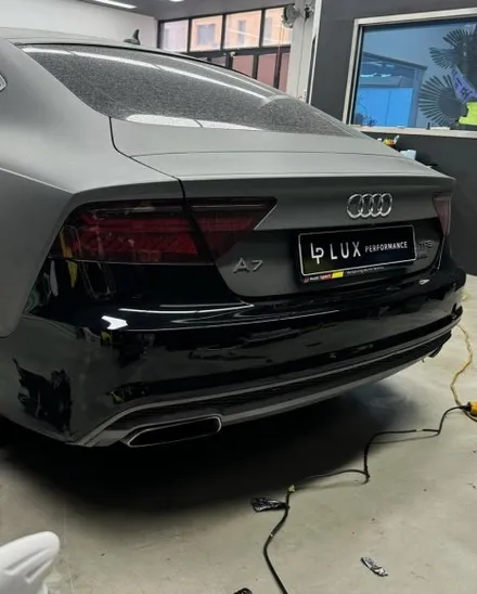 청라랩핑샵 아우디 A7 4.0 TFSI 사고 수리 및 부분 랩핑 - 럭스퍼포먼스 / 인천 서구