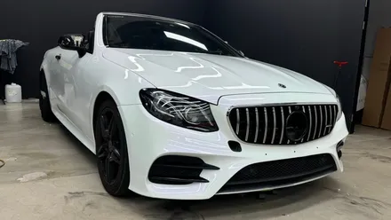 청라랩핑샵 벤츠 E 카브리올레 고광택 전체랩핑과 크롬 딜리트-럭스 퍼포먼스 / 인천 서구