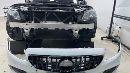 청라랩핑샵 w213 벤츠e카브리올레 세로 그릴 교체!!-럭스퍼포먼스 / 인천 서구