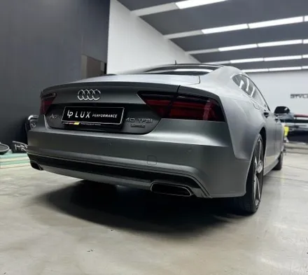 청라랩핑샵 아우디 A7 4.0 TFSI 사고 수리 및 부분 랩핑 - 럭스퍼포먼스 / 인천 서구
