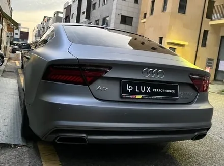 청라랩핑샵 아우디 A7 4.0 TFSI 사고 수리 및 부분 랩핑 - 럭스퍼포먼스 / 인천 서구