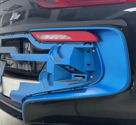 청라랩핑샵 BMW i8 로드스터 블루 죽이기 시공 - 럭스 퍼포먼스 / 인천 서구