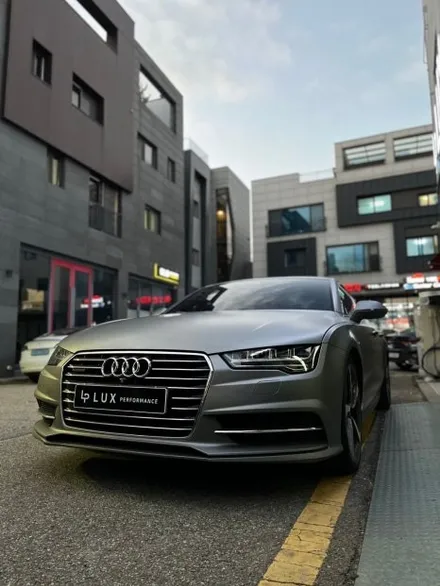 청라랩핑샵 아우디 A7 4.0 TFSI 사고 수리 및 부분 랩핑 - 럭스퍼포먼스 / 인천 서구