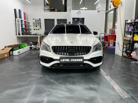 CLA45 AMG 에이버리 사틴다크바솔트 메탈릭 전체랩핑 / 서울 중랑구