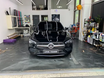 벤츠 cla 250 Carlas 매트 블랙 컬러 PPf 시공기 / 서울 중랑구